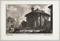 TvB G 6576
<br/>
Veduta del Tempio di Cibele a Piazza della Bocca della verita
<br/>
<em>Piranesi, Giovanni Battista (1720-1778)</em>